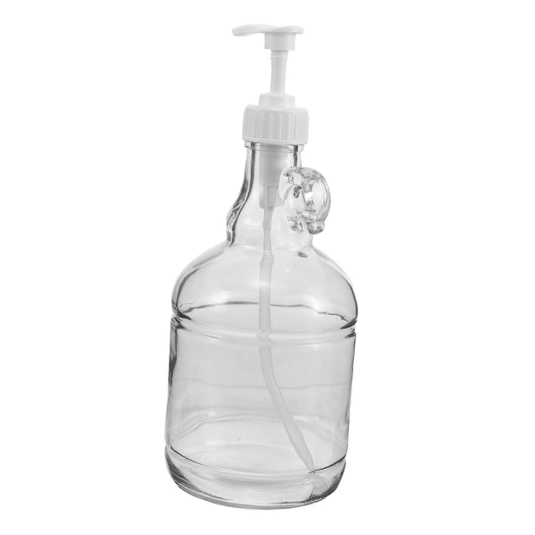 Liquid Soap Dispenser with Precise Portion Control, Refillable Shampoo and Conditioner Pump Bottle for Bathroom and Hotel