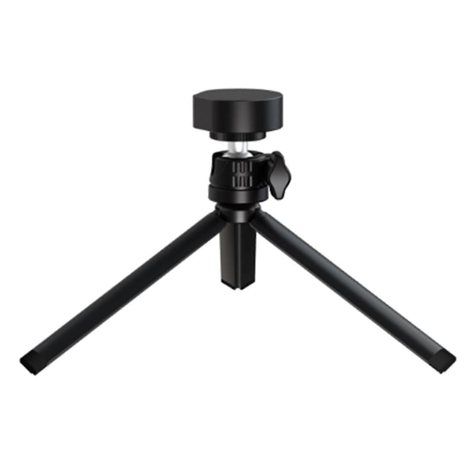 Low Profile Satellite Tripod Stand with Adjustable Ball Head and Oversized Base for Camping