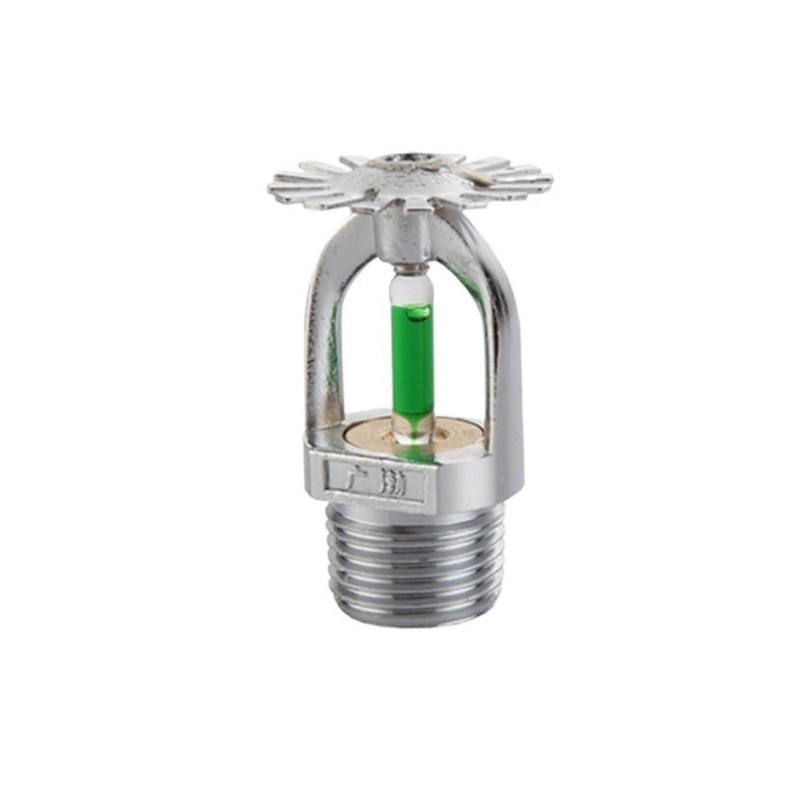 5Pcs DN15 Fire Sprinkler Head 93 Degree  Temp Activation Brass Down Type for Building Safety
