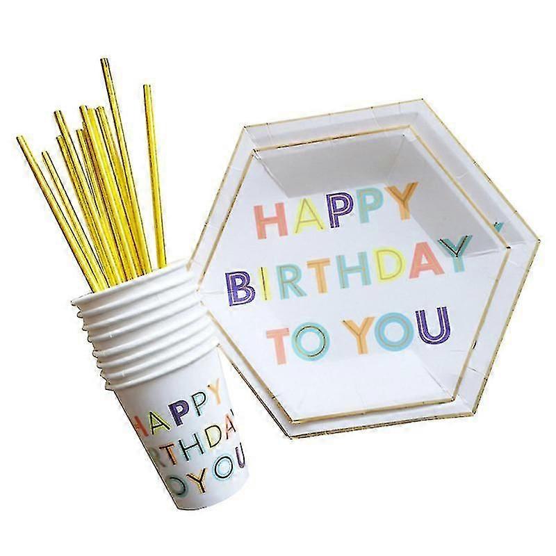 49pcs Party Tableware Set