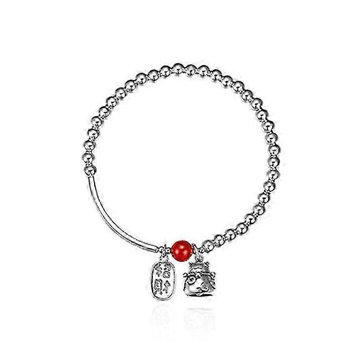 Sterling Silver Cat Ball Bracelet#3