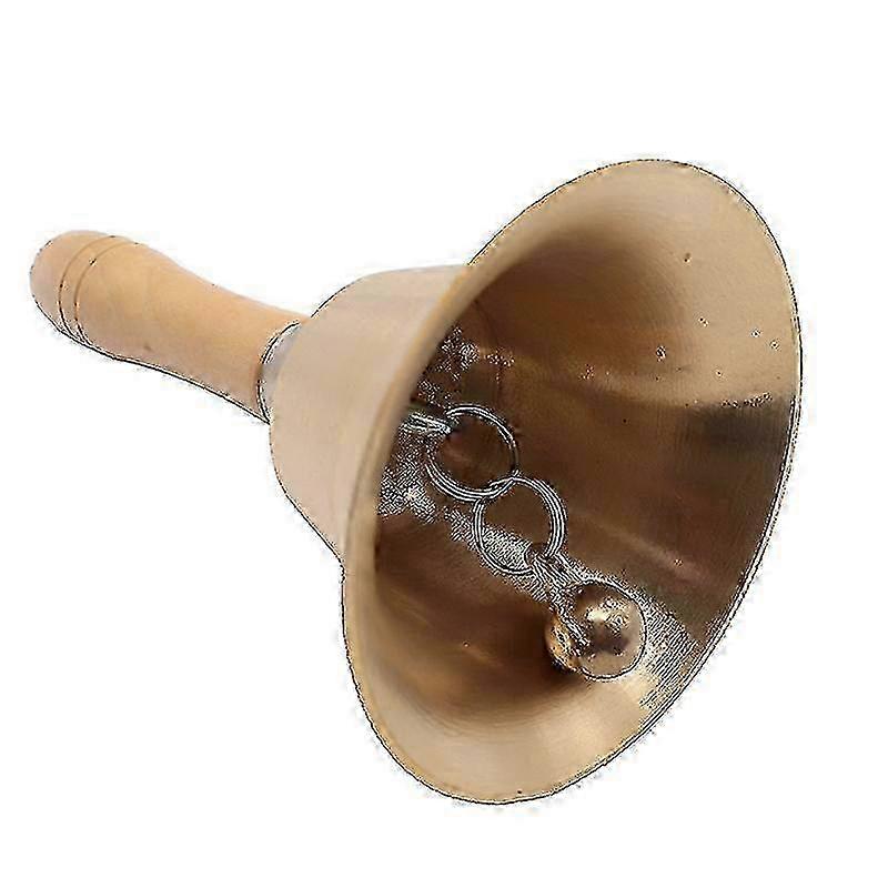 Handbell With Brass Solid Wood Handle For Wedding, School Classroom, Service