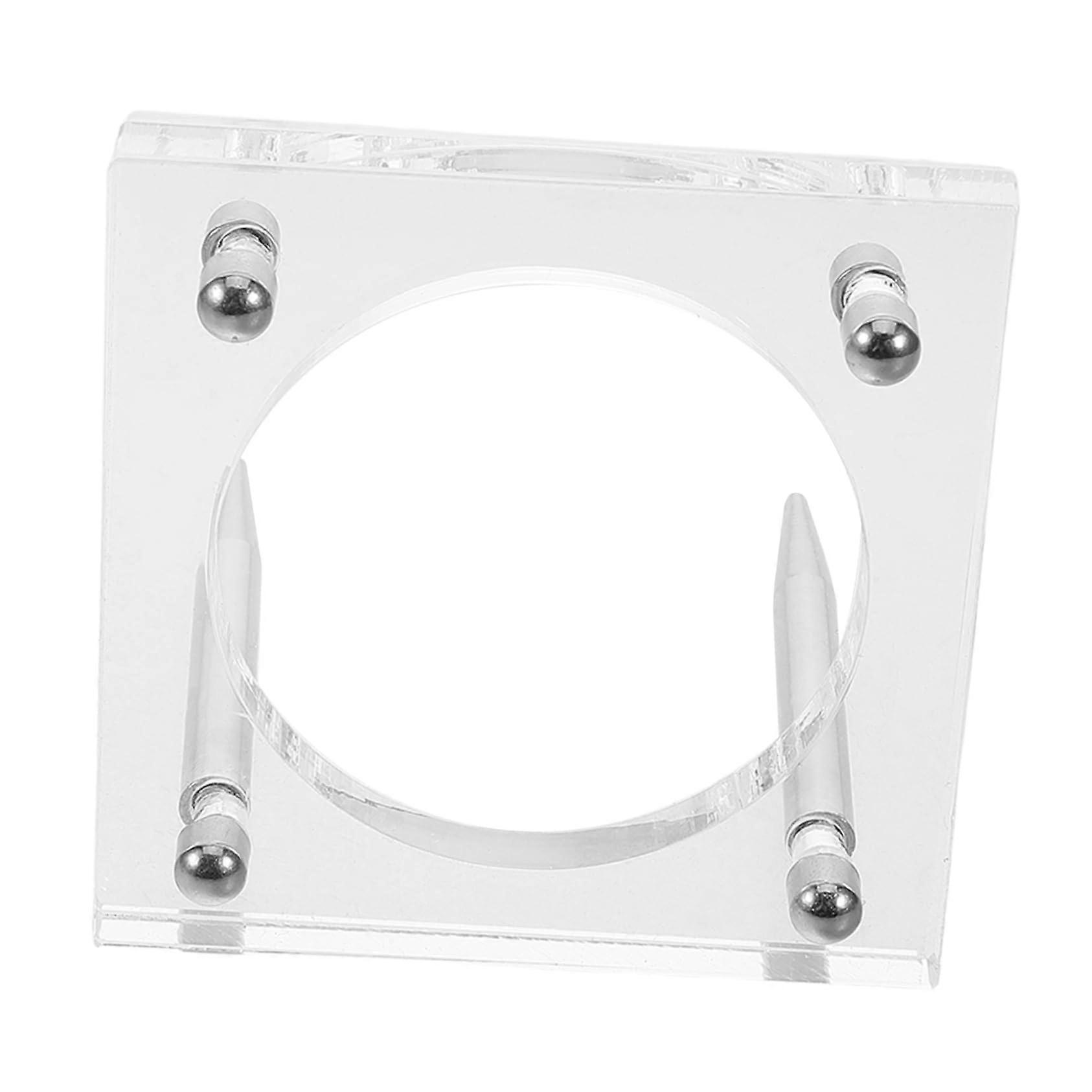 Coin Display Case with Elegant Frame for Collectors, Secure Single Coin Holder, Easy Assembly