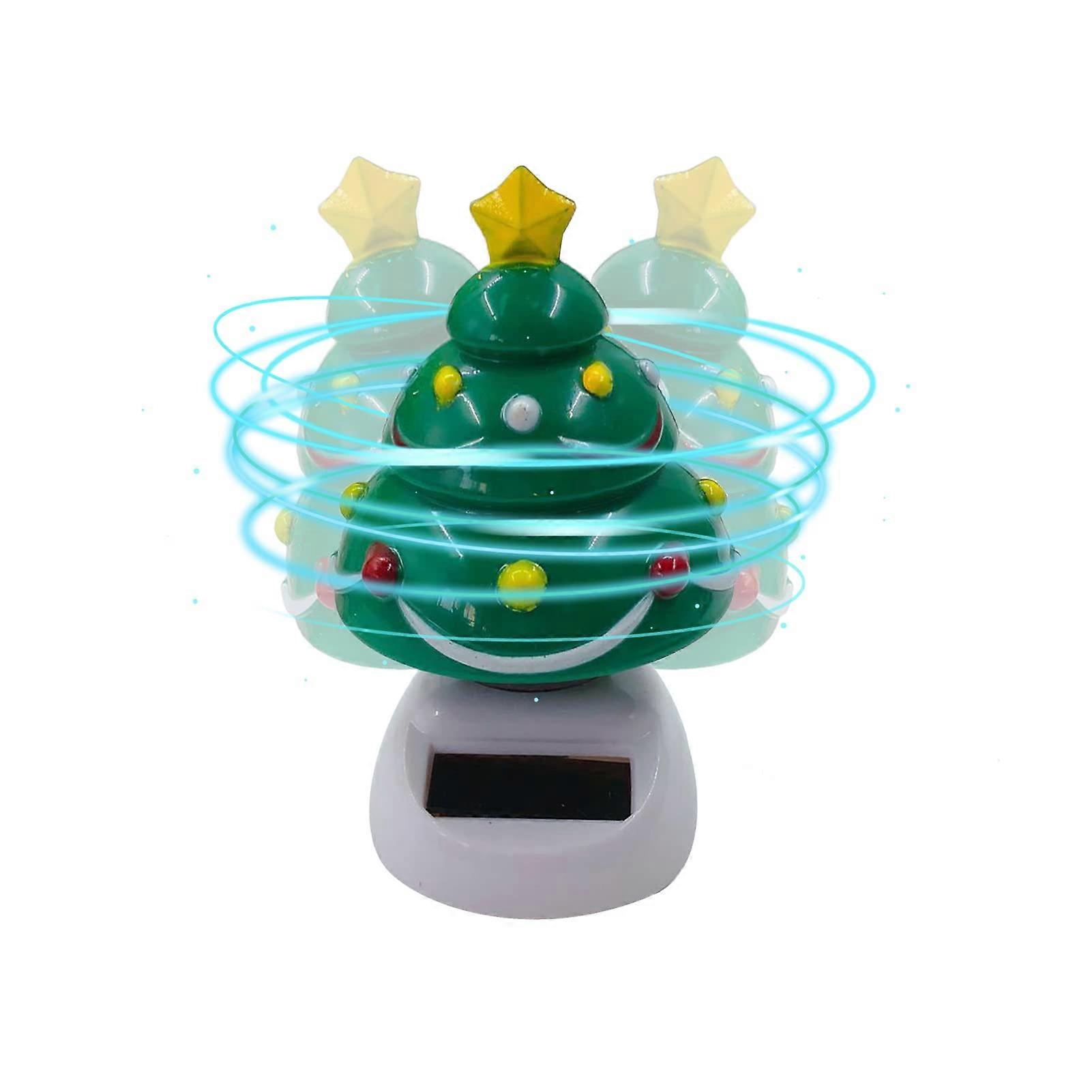 Solar Dancing Tree Car Dashboard Ornament, Solar Powered Motion Figurine, 1/2/3/5 Pcs