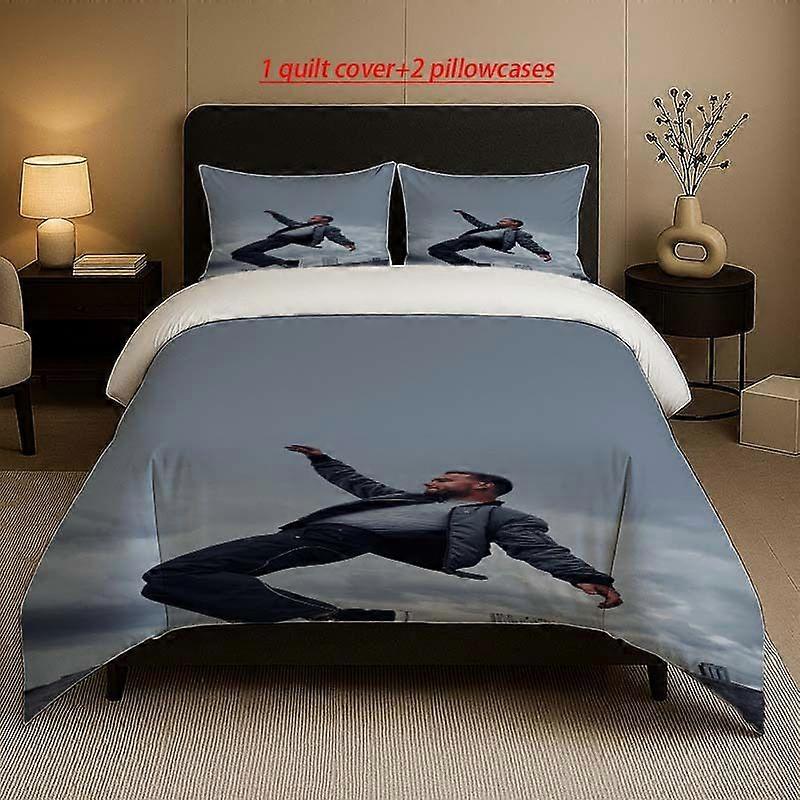 3pcss Liam Payne Pattern Set Soft And Comfortable bedding Suitable for All Seasons
