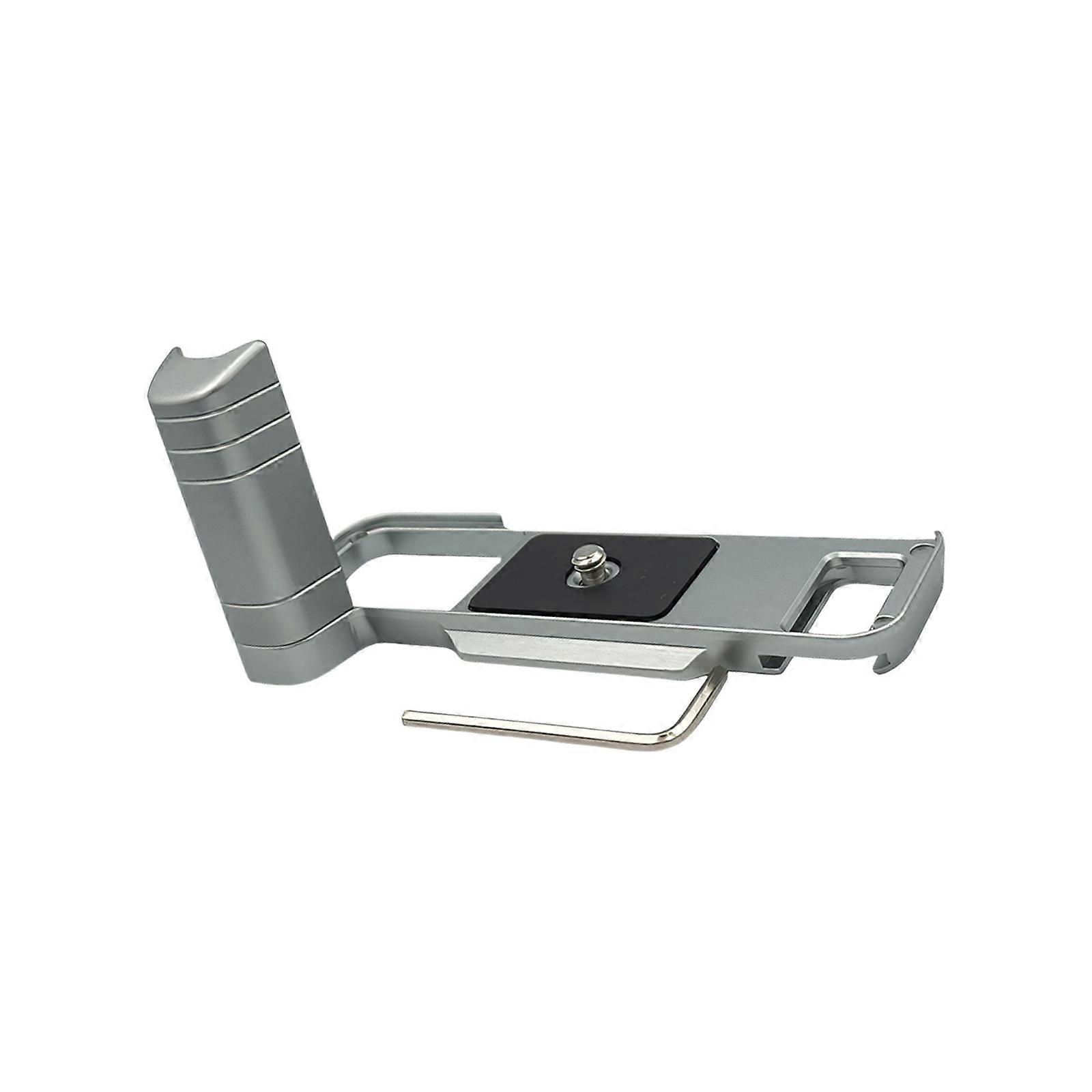 Solid L Type Quick Release Holder Handle For XE5 Camera Hand Grip For Smooth Vertical And Horizontal Photography  silver gray