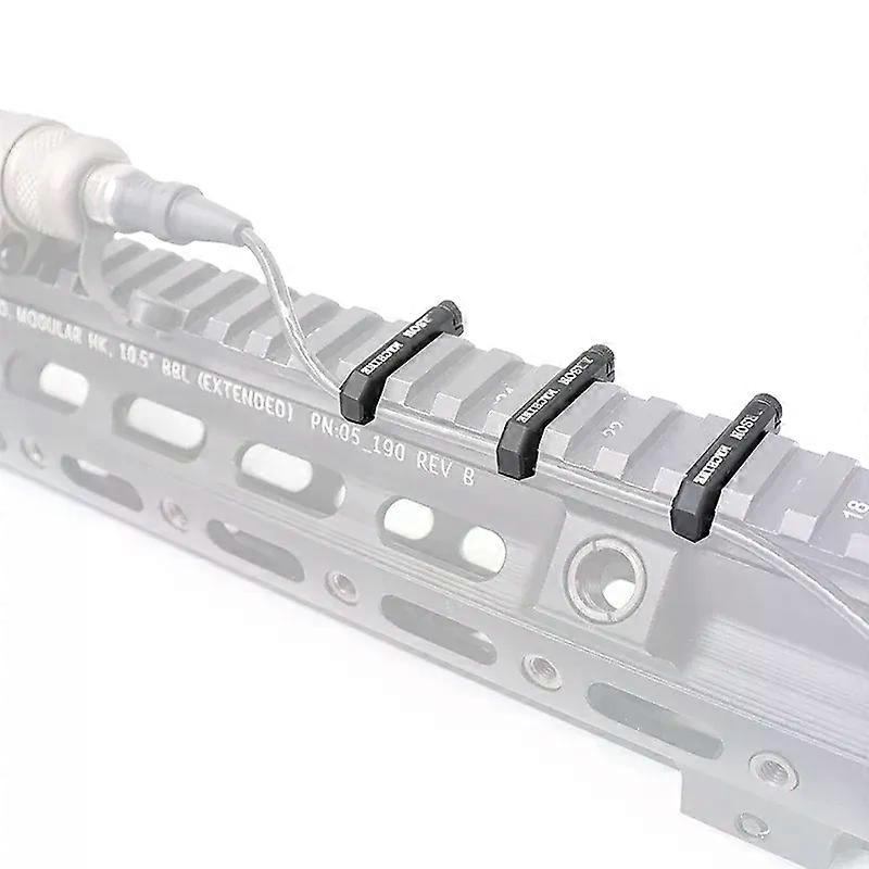 3pcs/Set Wire Guide System Cable Management Rail Cover Picatinny Rail Handguard Wire Guide Tail Fixed