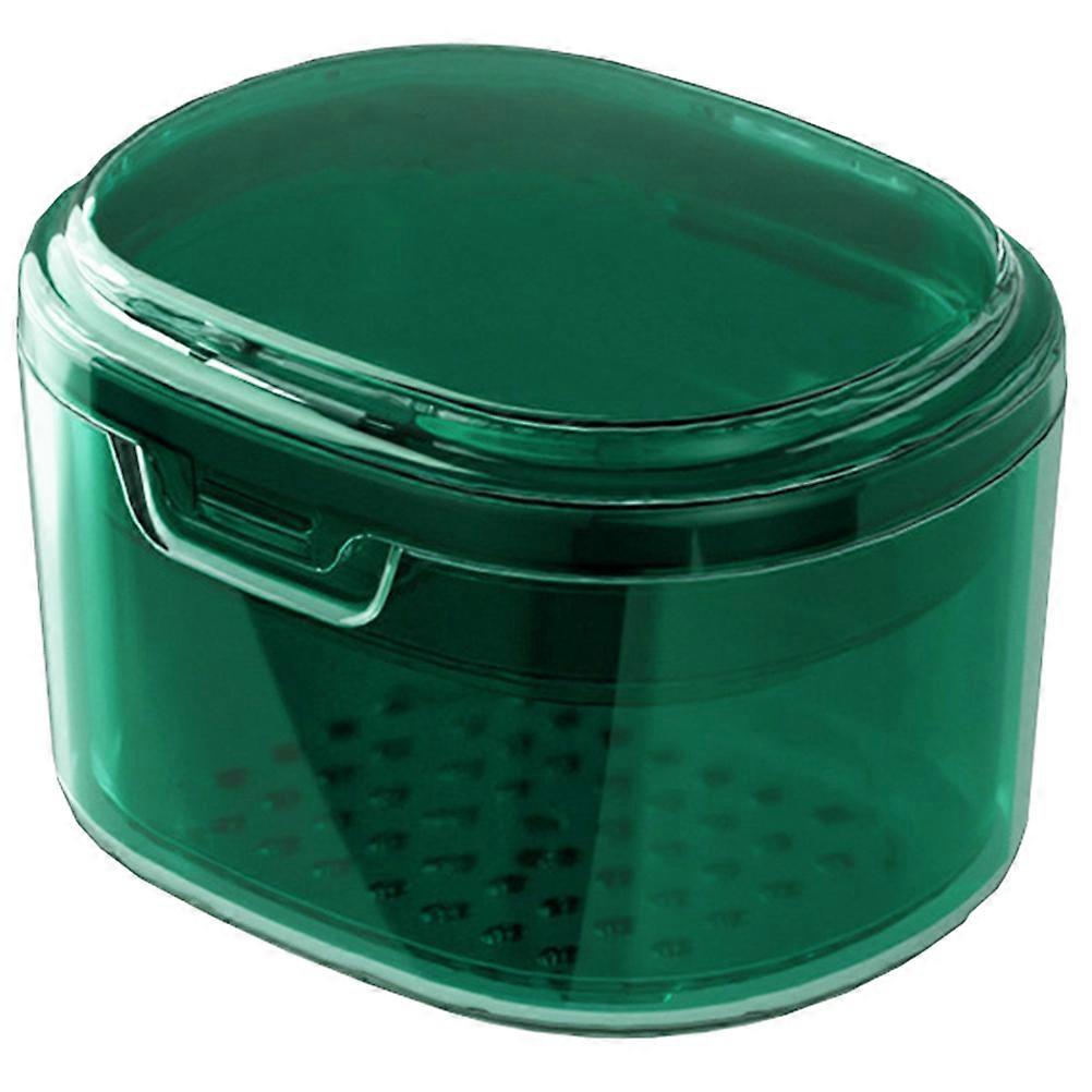 Retainer Case Denture Protective Box for Storage Portable Green