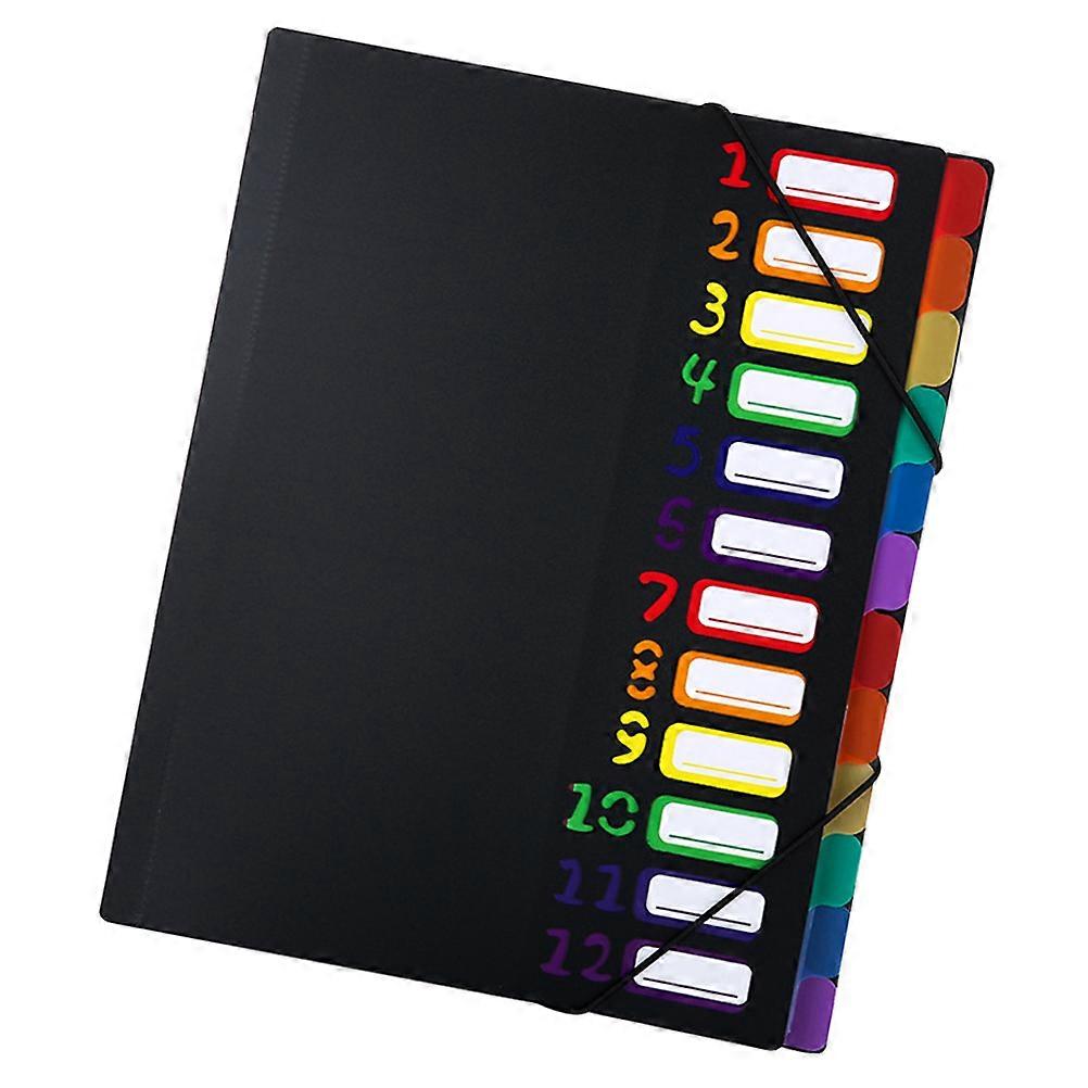 File Folder Plastic Document Organizer for Document Storage A4 Size