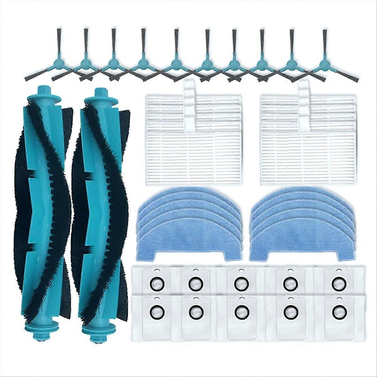 For Cecotec Conga 2499 Main Side Brush Mop Cloth Filter Accessories