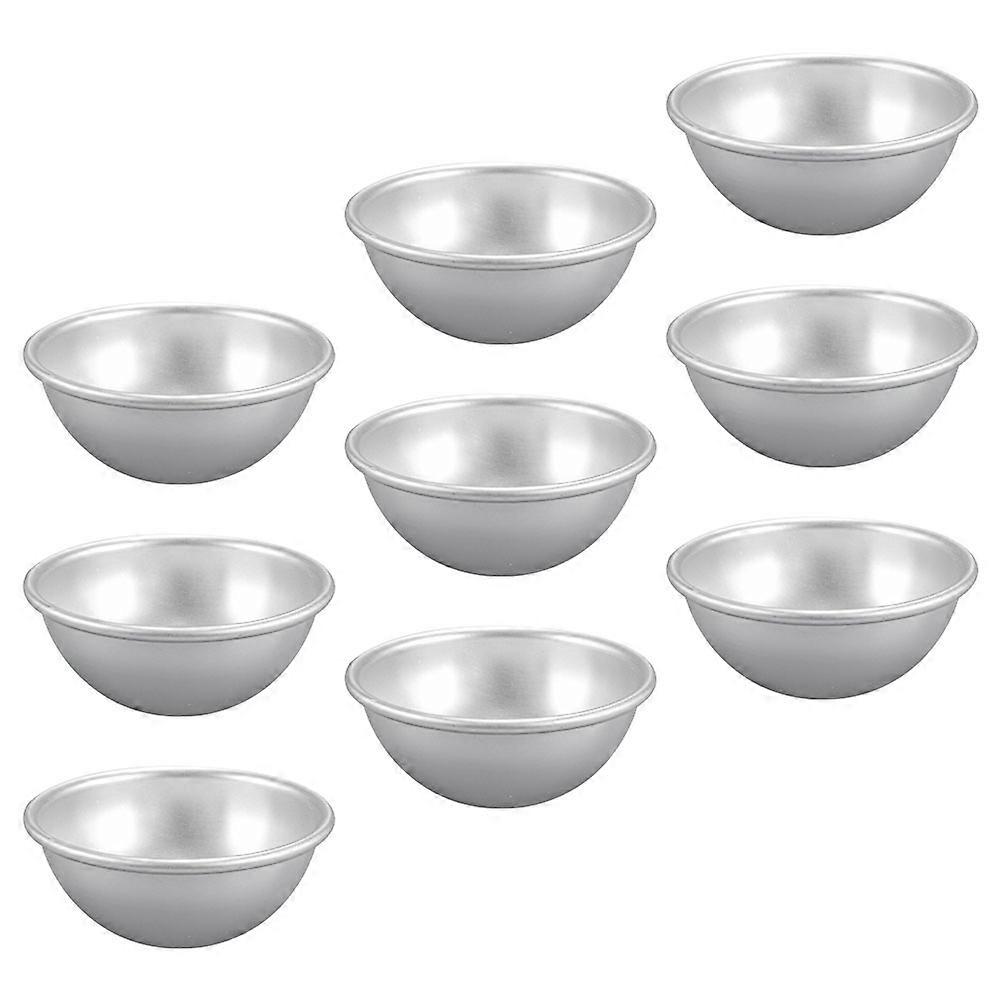 Egg Baking Mould Egg Tart Baking Pan Practical High Heat Conductivity 9Pcs
