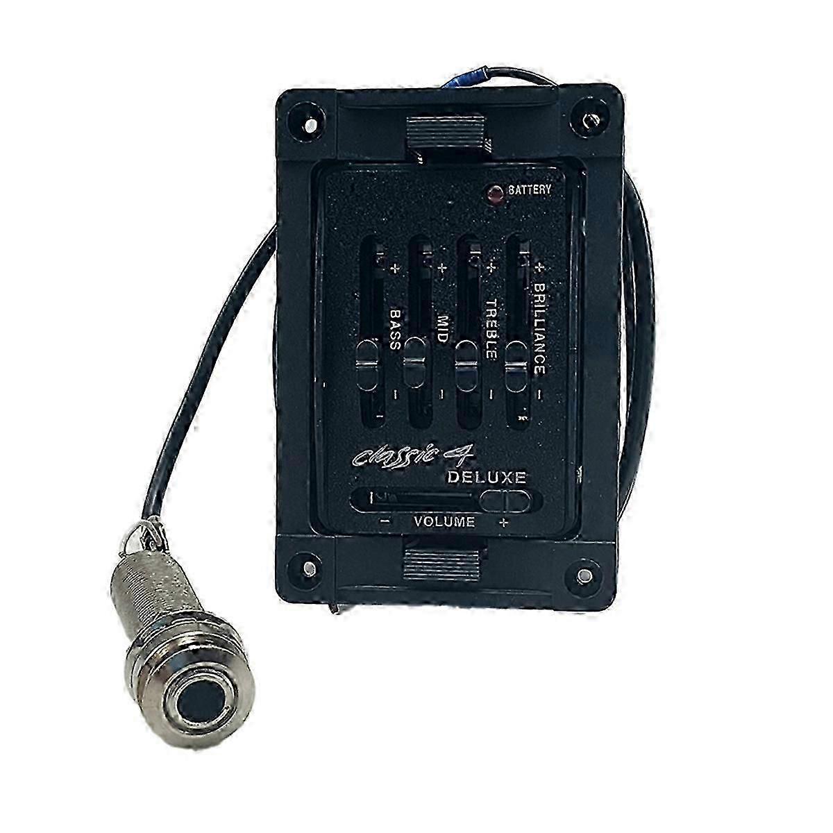 4-bånds EQ-forforsterker Classic 4 Deluxe gitarpickuper