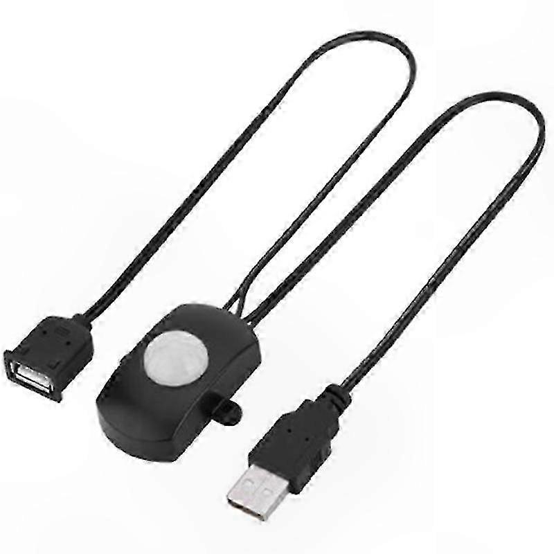 Mini USB PIR Infrared Motion Sensor for LED Strip Lights, DC5-24V Automatic Switch