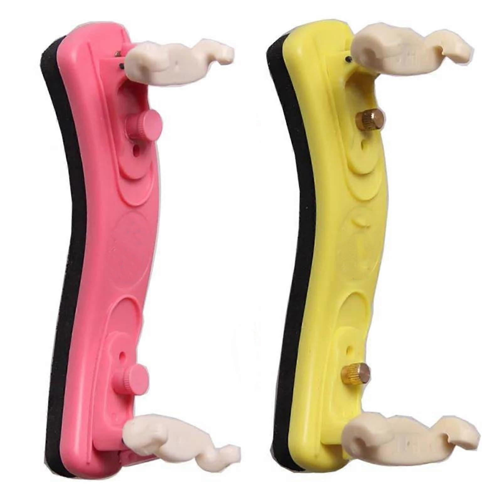 Adjustable Violin Shoulder Rest 4/4 Size Professional Plastic Pad for Comfortable Playing