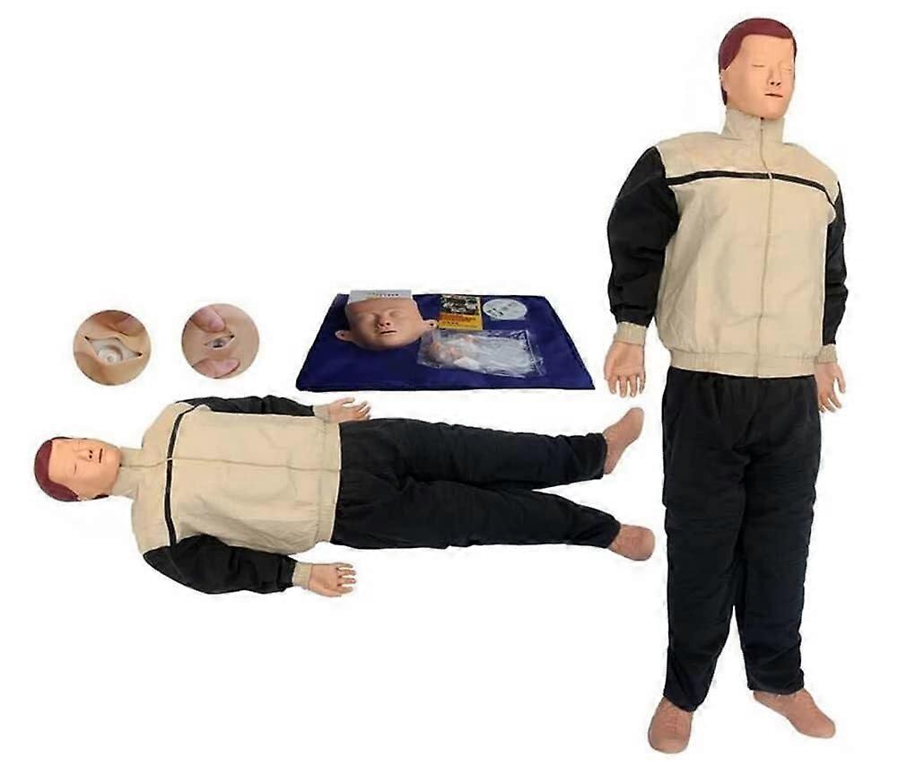 CPR Training Mannequin Full Body Kit with Realistic Simulation and Accurate Compression Feedback