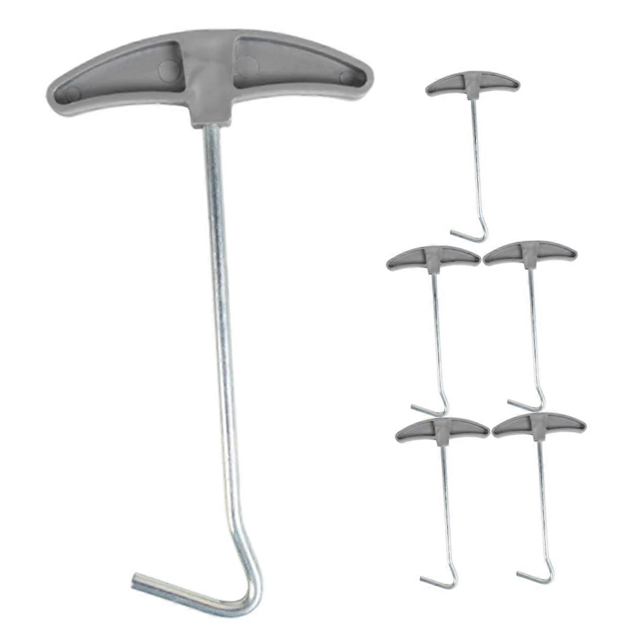 6pcs Tent Peg Puller EffortSaving Camping Stake Remover Lightweight Outdoor Tool