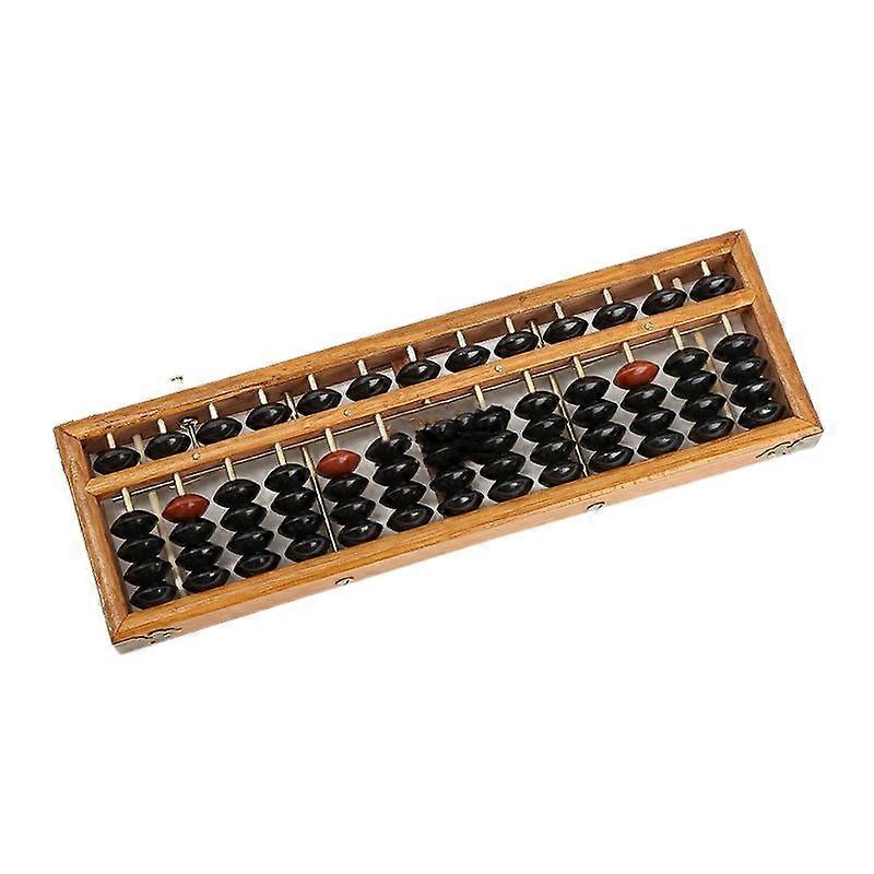 Plastic Abacus 13 Digits Column Abacus Arithmetic Calculating Counting Math Learning Tool School Of