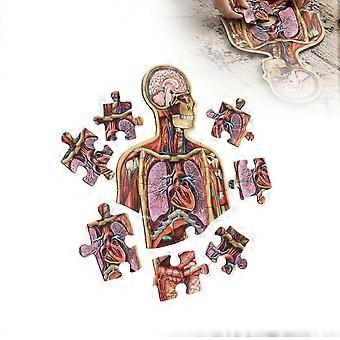 Human Body Puzzle 100 Pieces, Human Anatomy Jigsaw Puzzles, Kids Educational STEM Science Learning Puzzle Toy