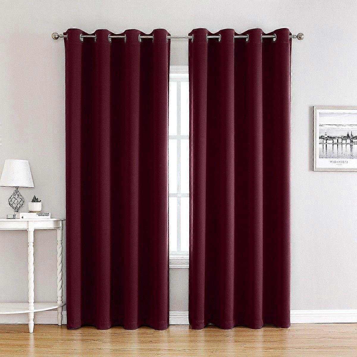 Polyester Blackout Curtains (140 X 240 cm)