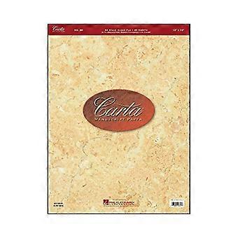 Carta Manoscritto Carta n. 20 - Professionale: Carta Partitura
