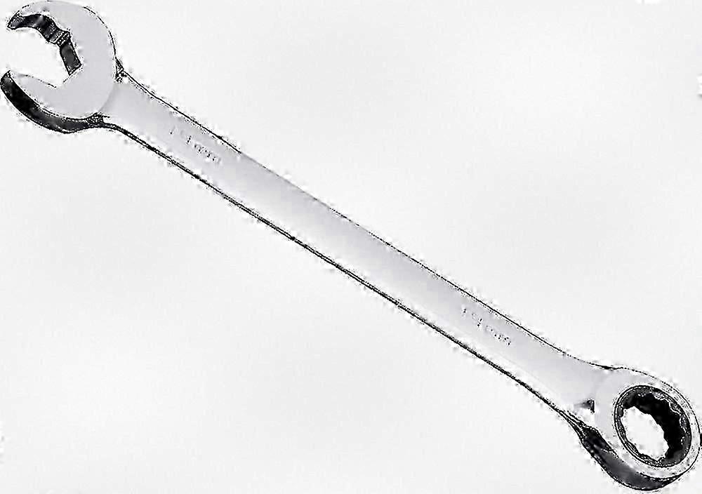 17mm Straight Head Ratchet Combination Spanner, Silver