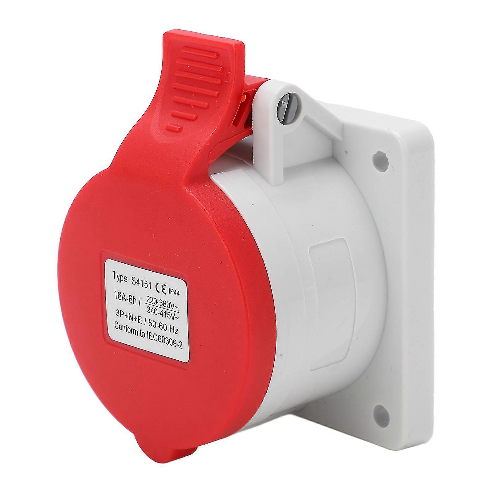 Industrial Waterproof Socket High Power 5 Pin Socket 16A Safe Connector compatible with Electronics