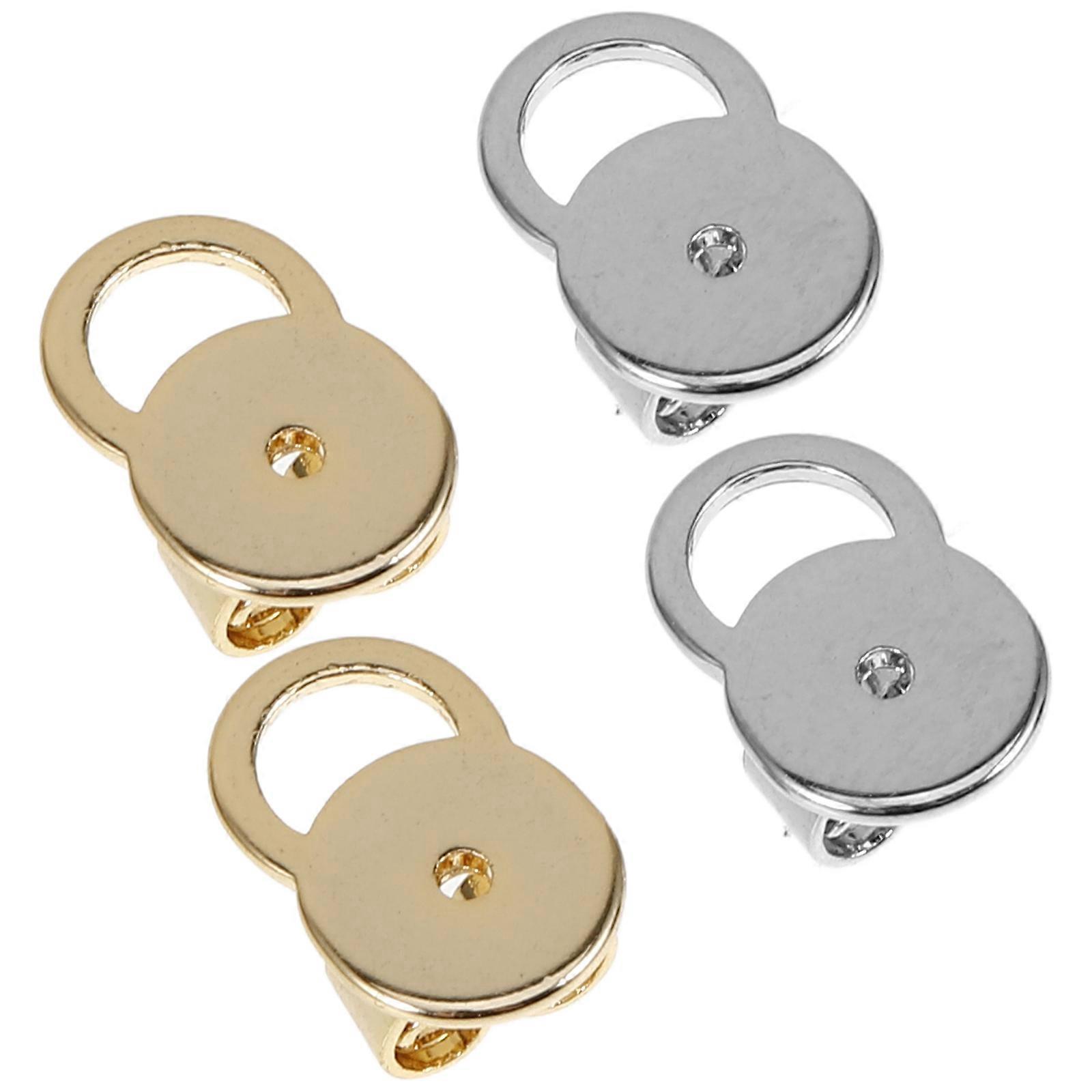 Copper Earrings Backs for DIY Earring Accessories 4Pcs