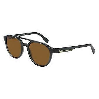 Okulary przeciwsłoneczne LACOSTE L6008S N 035 TRANSPARENT GREY 53/19/145 MĘSKIE