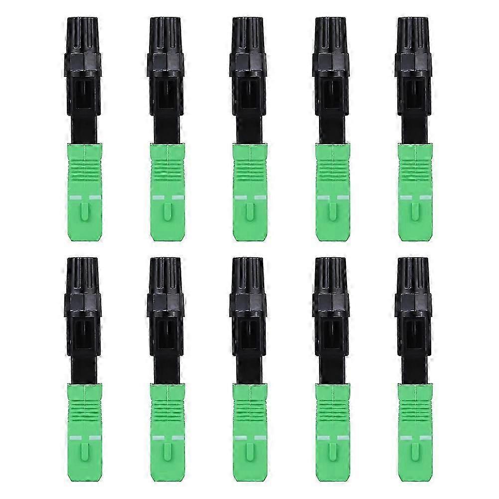 10pcs SC Optical Fiber Fast Cold Quickly Connector Optic Cable Adapter Singlemode