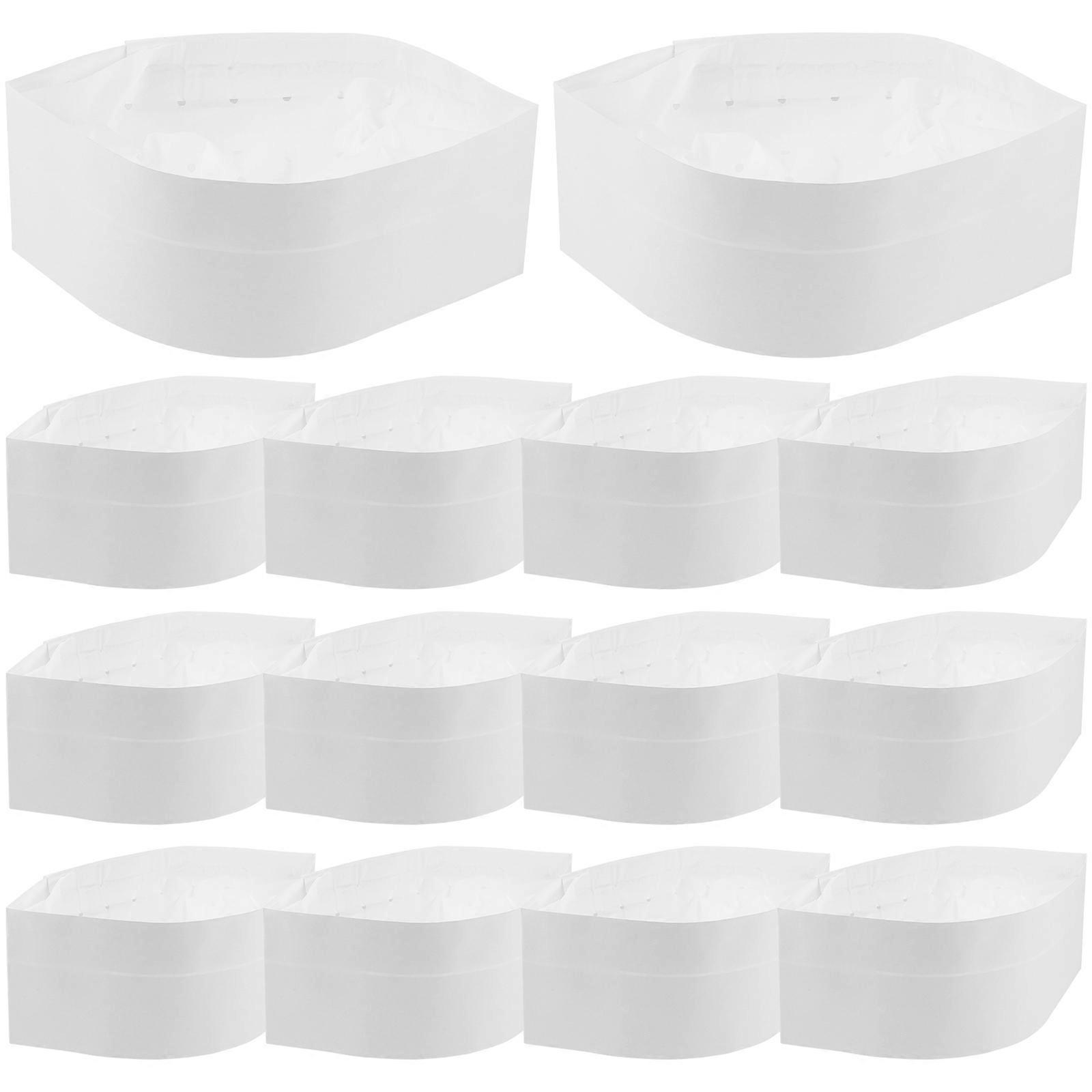 Toque de chef en papier jetable (20 pièces)