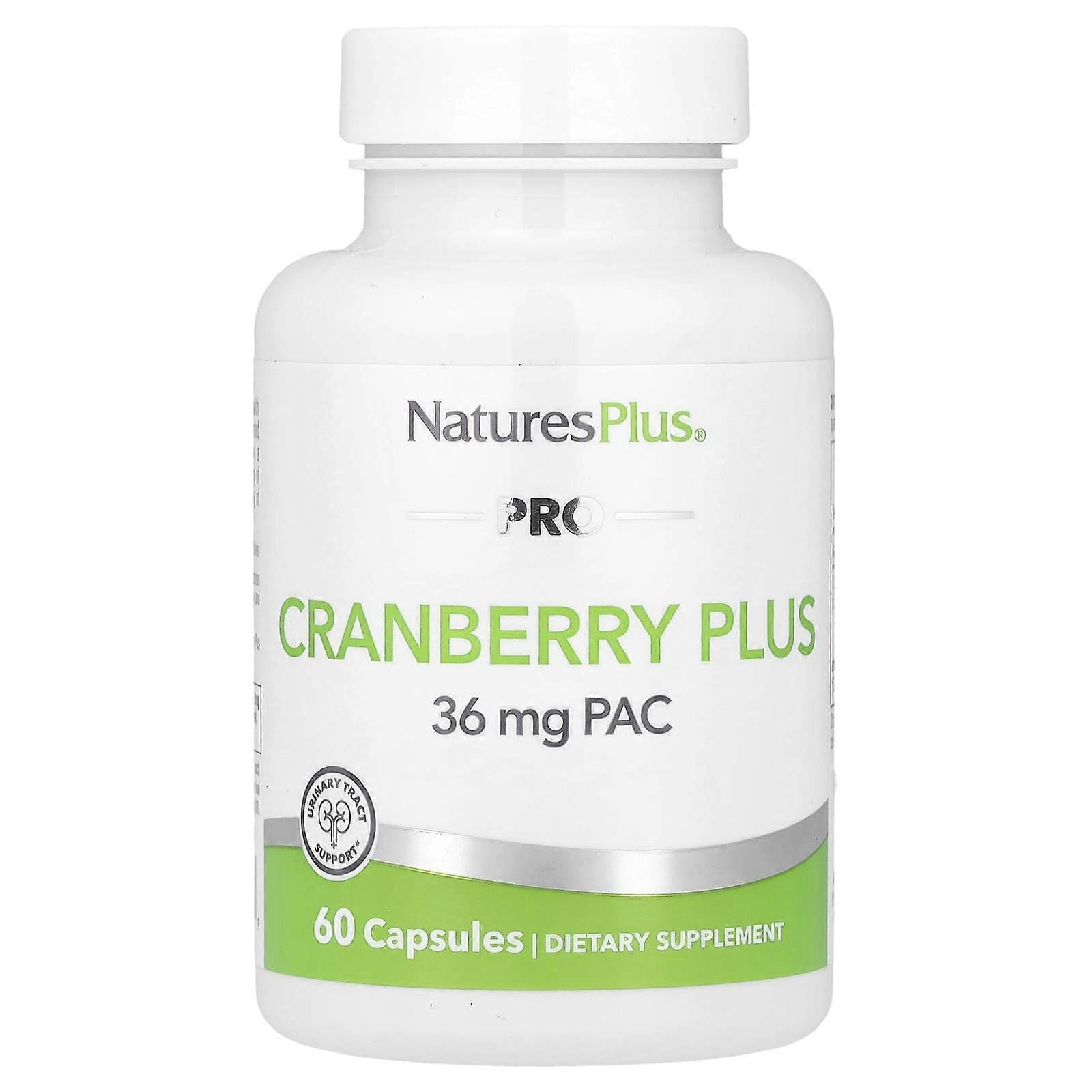 NaturesPlus, PRO Cranberry Plus, 60 Capsules (350 mg per Capsule)