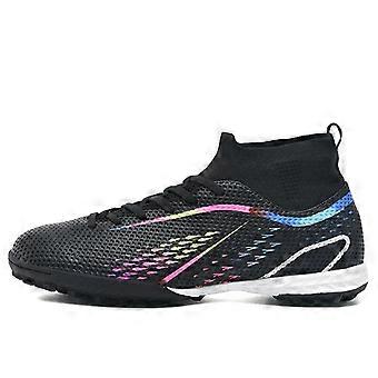 Oryginalne męskie buty piłkarskie Profesjonalne buty piłkarskie do futsalu Buty do treningu halowego Sportowe antypoślizgowe buty piłkarskie na świeżym powietrzu X228-s-czarne
