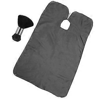 1 Set Hair Cutting Cape with Neck Duster Brush Salon Barber Cape Hair Cutting Accessories