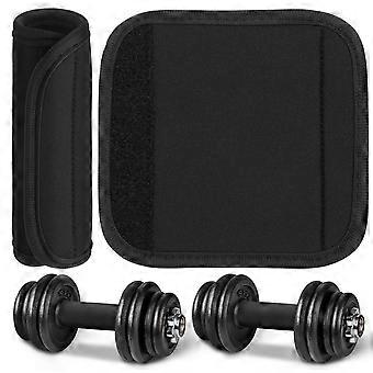 2Pcs Detachable Horizontal Bars Cover Power Lifting Strength Training Equipment Barbell Supply