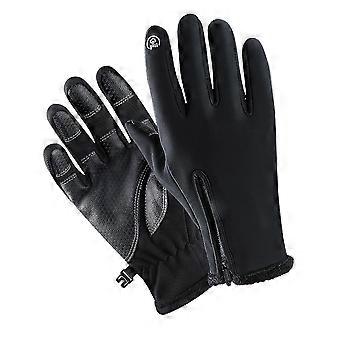 Gloves Warm Gloves for Cycling Activity 2Pcs Black Full Fingers
