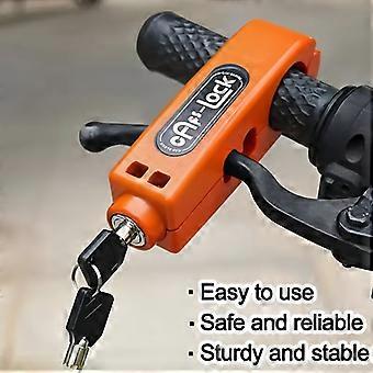 ABS Brake Lever Lock, 360 Rotating Anti-Theft Padlock for Electric Bike Motorcycle Bicycle Scooter, with 2 Keys, Easy Carry Design, 1 Pack