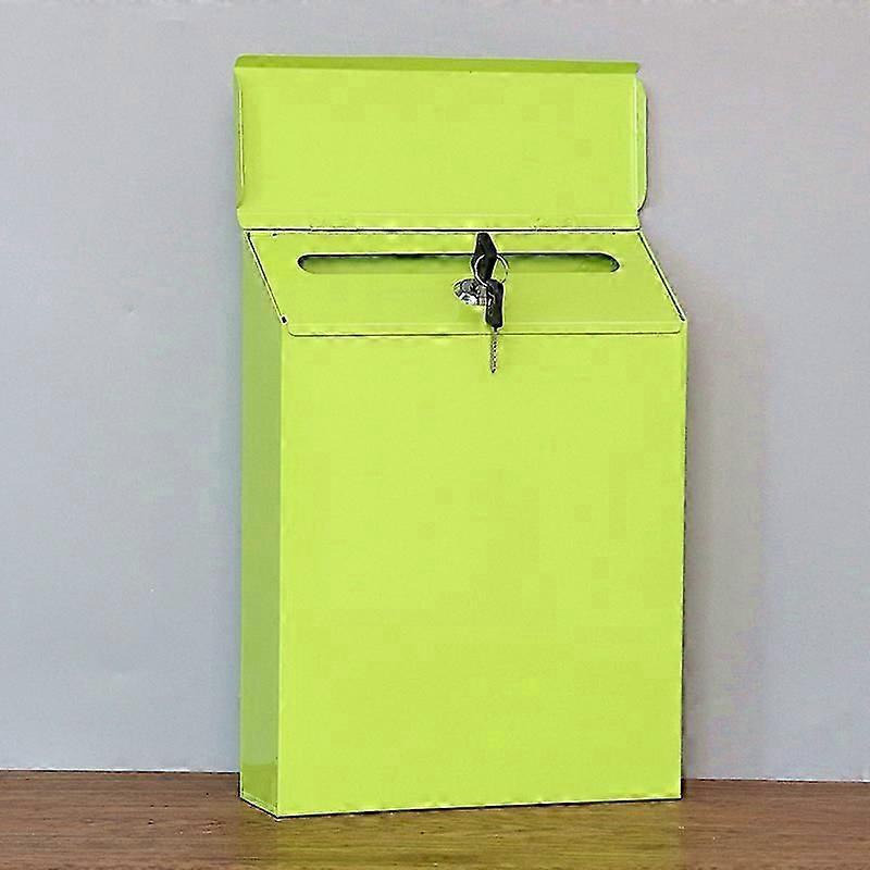 Wall Mount Mailboxes Rust- Proof Letter Box Decorative Post Box Farmhouse Mailbox Wall Locking Mailbox