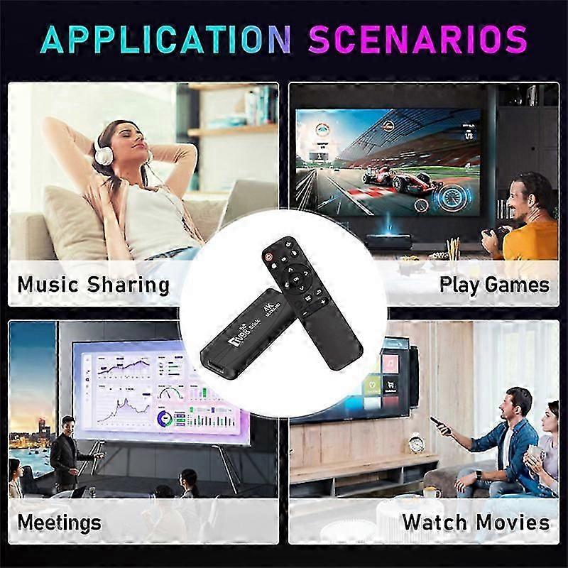 2G+16G Android12.1 2.4G 5G WiFi Android Smart TV BOX(EU Plug)