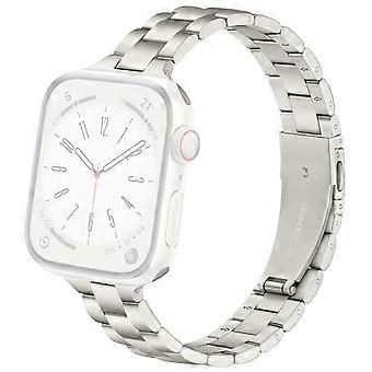 Correa de color galvanizado para Apple Watch Series 10 Ultra 9 8 7 SE 6 5 4 3 2 1 46mm 49mm 45mm 44mm 42mm Correa de reloj de metal delgada