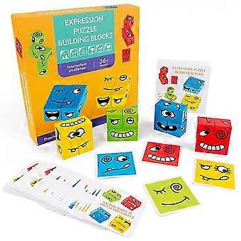 Childrens Magic Puzzle Pieces, Interactive Wood Games, Good Gifts For Family-b