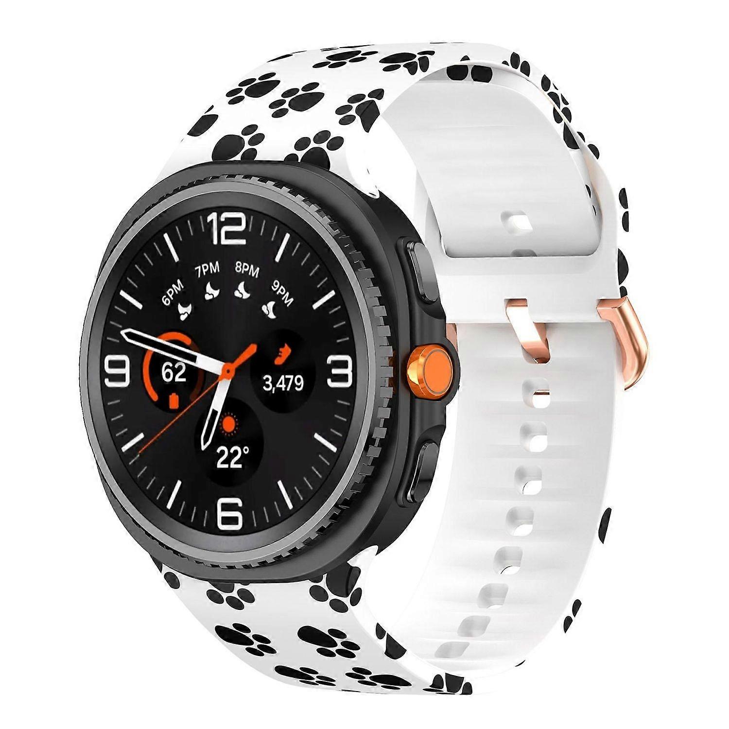 Silicone wristband with printed design for Samsung Galaxy Watch 8 / 8 Classic