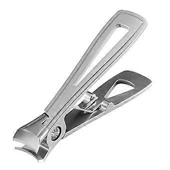 Nail clippers for thick nails with metal file - Nail clippers with wide jaws for hard nails - Stainless steel nail clippers [XR]