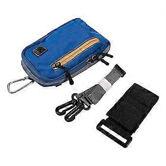 Portafoglio sportivo regolabile Chiavi Pouch Running Arm Bag (blu pavone)