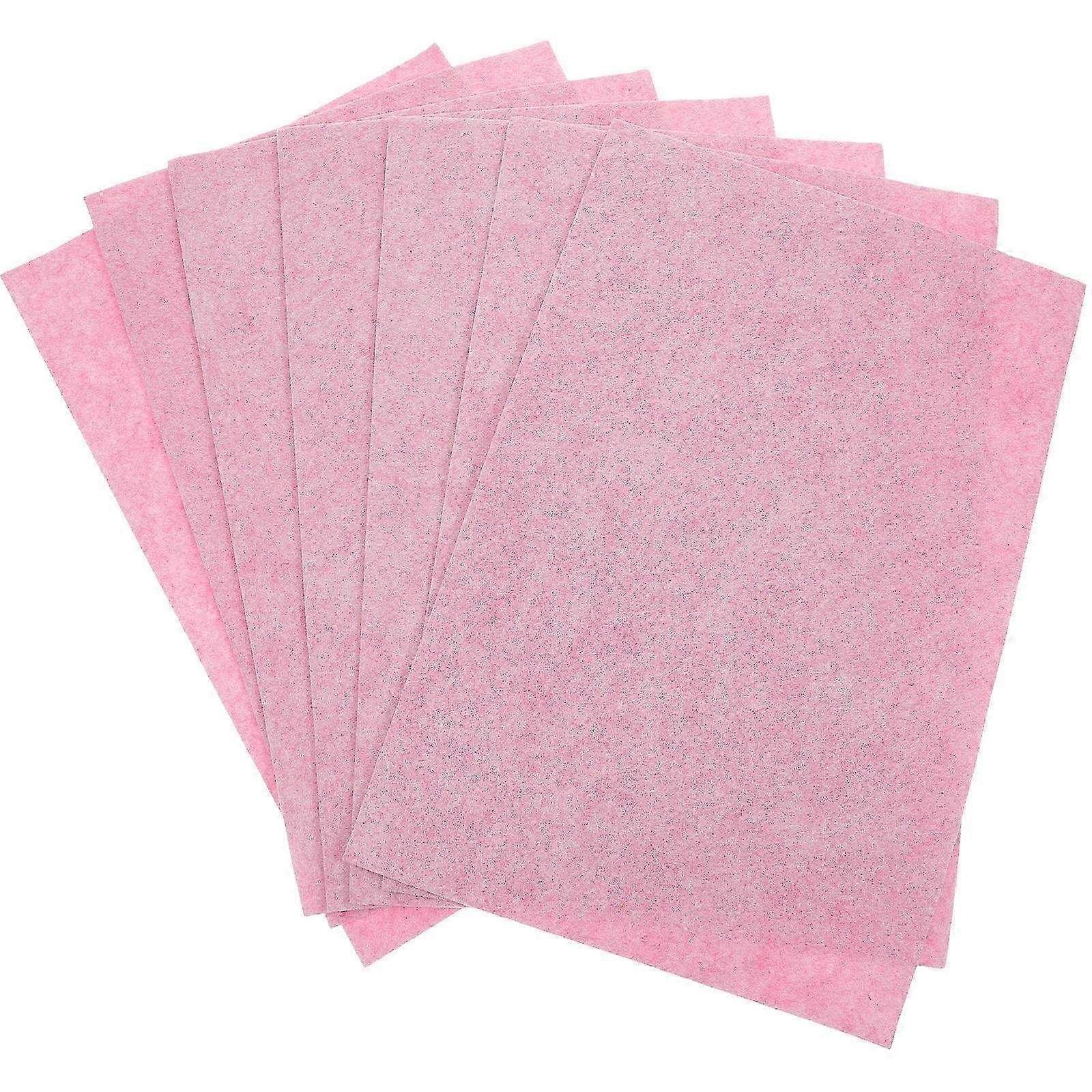 45Pcs Pink Coconut Shell Dish Cloths for Efficient Kitchen Cleaning