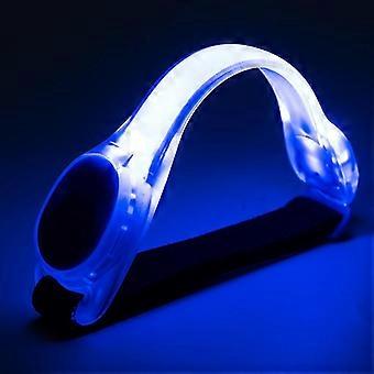 Valaistus Turva Käsivarsinauha LED-käsivarsinauha 4 tilaa Running Safety Glow Band Party Campingille vaihdettava akku