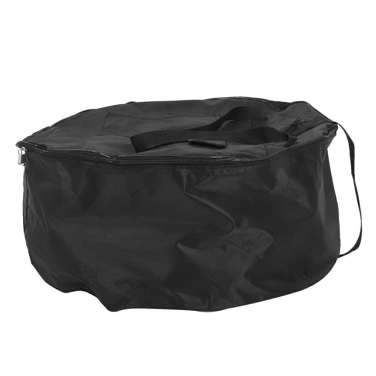 Bolsa para caixa de bateria de 22 polegadas em tecido Oxford impermeável com alça e alça de ombro.