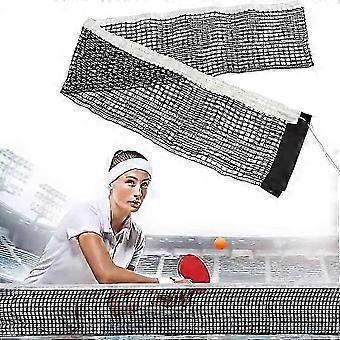 2 stykker foldbart bordtennisnet, professionelt bordtennisnet, bærbart bordtennisnet til indendørs udendørs
