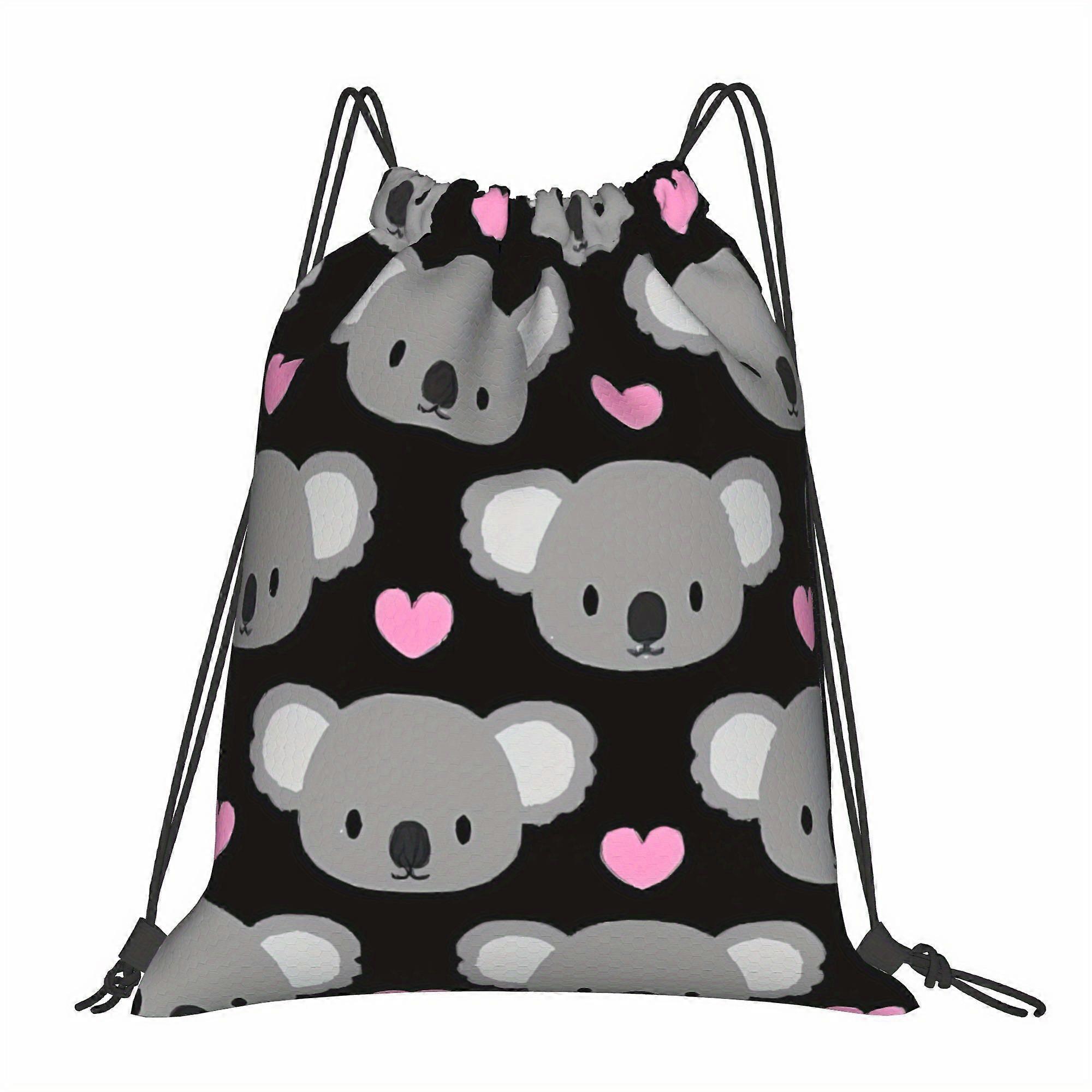 2D Koala Drawstring Pouch-Eazqw