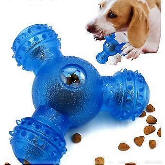 Interactive Dog Treat Ball Toy, 3-Hole Puzzle Food Dispensing for Puppies and Small Dogs