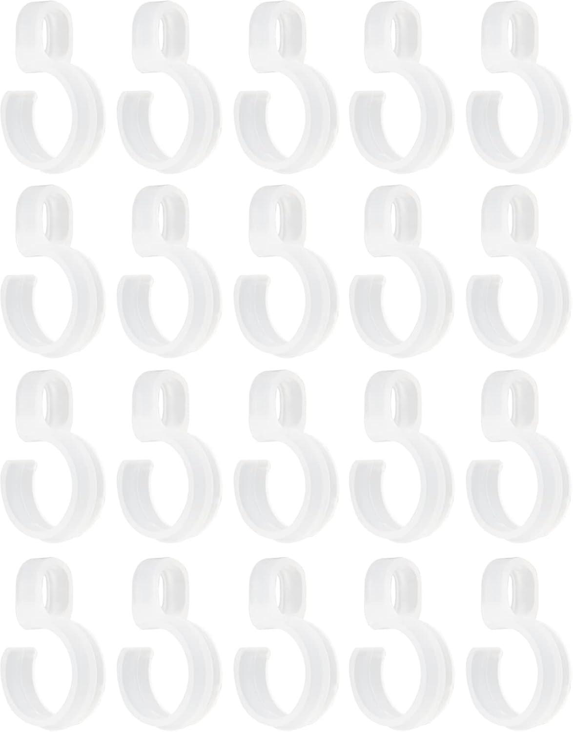 20Pcs Windproof Hanger Clips, 45mm